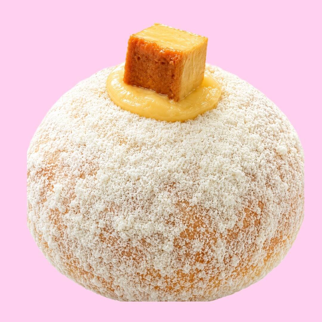 Leche flan Polvoron Donut 